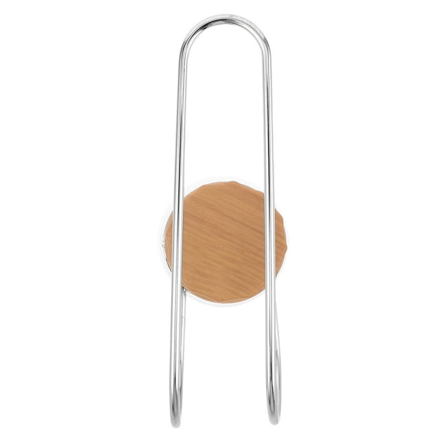 Organizador de accesorios para el cabello: gancho de pared de acero inoxidable, soporte para diademas, cintas para el cabello, soporte para coleteros con ventosa para baño, color plateado.