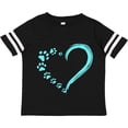 thumbnail image 3 of Inktastic Paw Print Heart Boys or Girls Toddler T-Shirt, 3 of 5