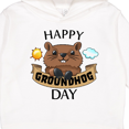 thumbnail image 3 of Inktastic Happy Groundhog Day Cute Toddler Hoodie, 3 of 4