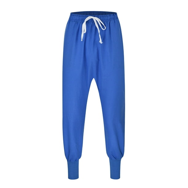 Drawstring Baggy Sweatpants, Blue Sweatpants for Woman Man, Blue Cotton  Pants, Baggy Blue Trousers, Drop Crotch Pants, Baggy Clothing -  Canada