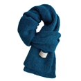 thumbnail image 2 of Scarves for Women Fashion Accessories Womens Scarf Fitness Neck Warmer Fleece Liner Gifts for Grandma Cozy Men's Scarves Dark Blue, 2 of 8