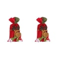 thumbnail image 1 of Toystoory Bolso pequeño de regalo de Navidad, bolsa con cordón de reno, muñeco de nieve, Papá Noel, decoración para fiesta de Navidad de Type5 NO5, 1 of 6