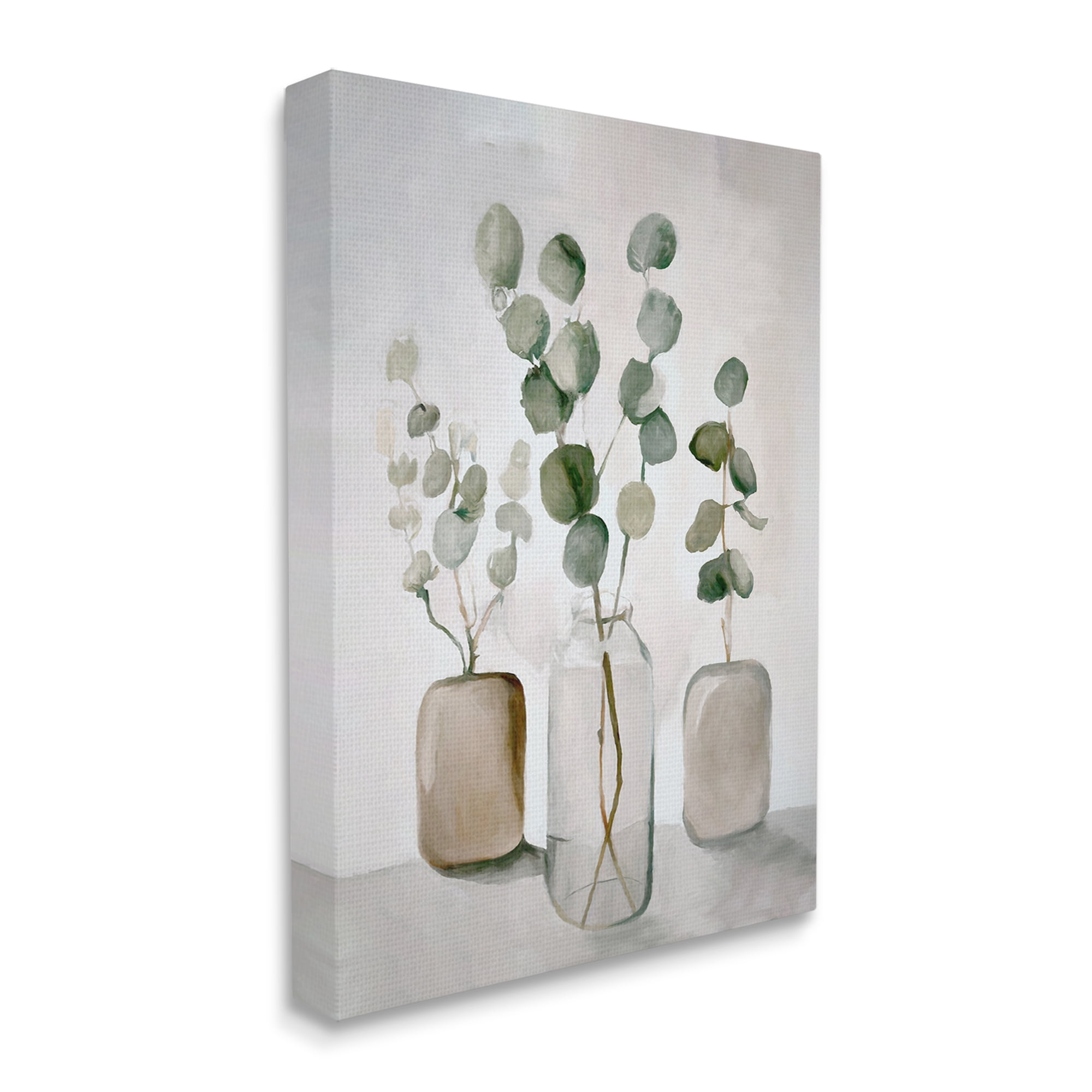 Stupell Industries Eucalyptus Still Life Botanical & Floral Painting Gallery Wrapped Canvas Art Print Wall Art, 24 x 30