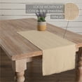 thumbnail image 6 of VHC Brands Farmhouse Holiday Tabletop & Kitchen-Burlap Vintage White Runner, 13" x 36", Tan, 6 of 6