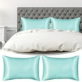 thumbnail image 1 of Flourish Satin Pillowcase Set Pillow For Hair And Skin No Zipper Pillow Cover With Envelope Closure Pillow, 1 of 7