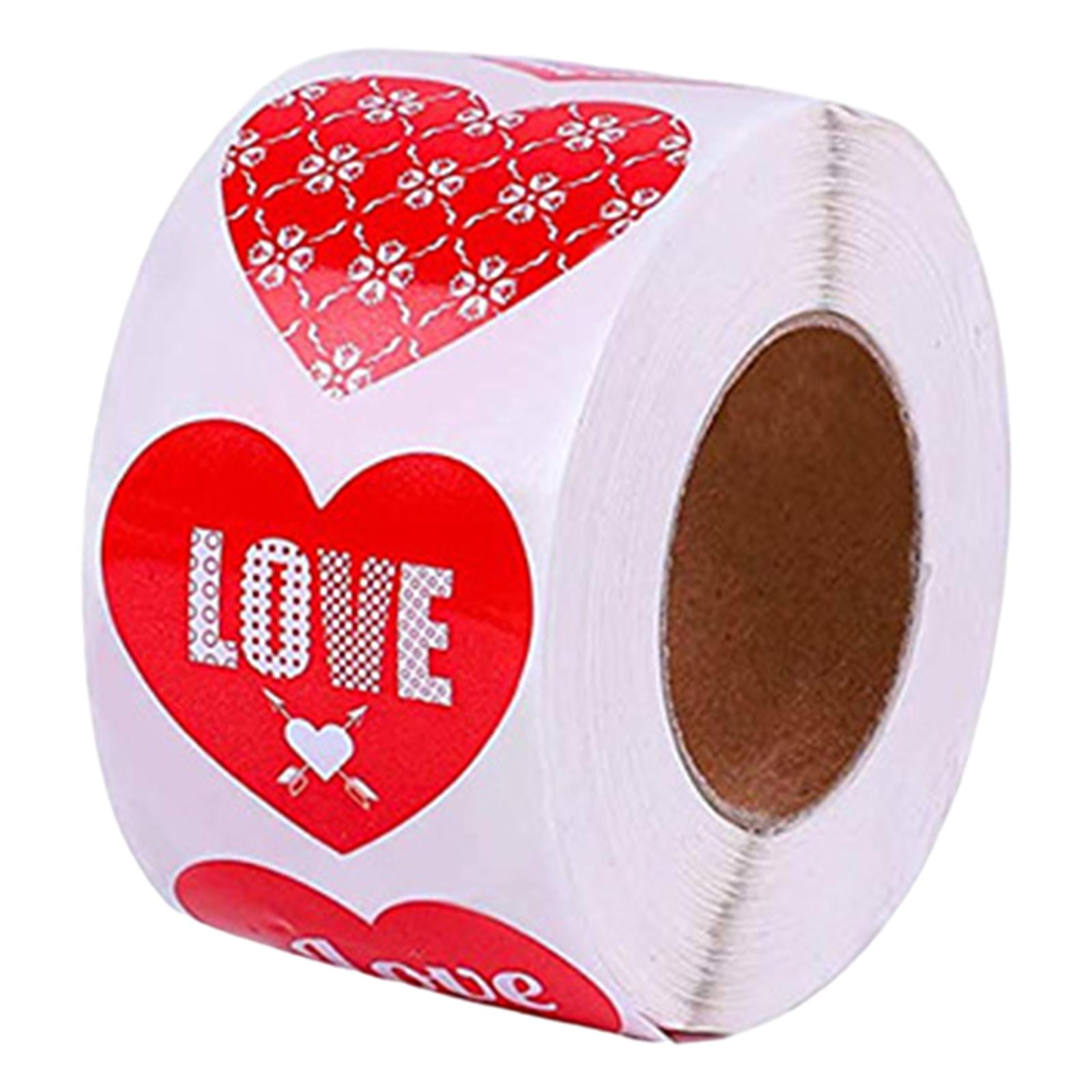 Home & Garden Mini Sticker Pack 66x58mm Heart Shape Coloured ...