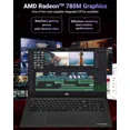 thumbnail image 4 of 17.3" IPS FHD New Gaming Laptop, AMD Ryzen 7 8745HS 32GB DDR5 RAM 1TB SSD ( up to 4.9GHz) Radeon 780M Graphics Business Computer with 100W Type-C Backlit Keyboard, Fingerprint USB-C 4.0, 4 of 9