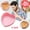 4 Inch - Pink, variant on Oneshrt 4/7/9/10 Inch Chocolate Cake Mold Non-stick Flexible Silicone Multifunctional Heart Shape Bread Baking Tray Mould for Kitchen Heat-resistant, Pink