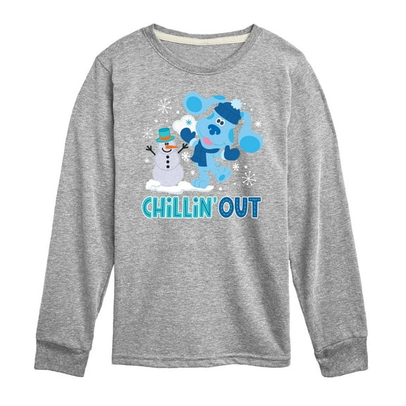 Blue's Clues & You! - Chillin' With My Snowmies - Toddler And Youth Long Sleeve Graphic T-Shirt