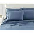 thumbnail image 5 of Sweet Home Collection 1500 Series Bed Sheets - Extra Soft Microfiber Deep Pocket 6pc Sheet Set - Denim, Cal King, 5 of 5