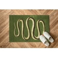 thumbnail image 5 of Green Rugs, Soft Rug, Office Decor Rug, Snake Pattern Rug, Hallway Rugs, Animal Rug, Luxury Rug, Animal Rug Step Rug, Accent Rug, Home Decor, 2'x3' - 60x90 cm, 5 of 8