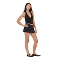 thumbnail image 3 of Forever 21 Women's Black Y2K Mini Skort, Pull-On Design for Casual Weekend Outfit, L, 3 of 6