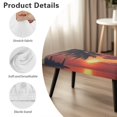 thumbnail image 6 of Whosucclay Tropical Palm Trees Sunset Print Bench Cover Removable Bench Protectors Waterproof Bench Seat Cushion Slipcovers Washable Dining Bench Slipcover for Wedding, Hotel, Party, 6 of 7