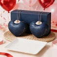 thumbnail image 7 of AYktou 2 Pcs Heart Shape Iron Candy Boxes, Portable Bag Hanging Pendant Small Empty Box Birthday Gift Box Wedding Candy Box Valentine's Day Candy Packaging Case Surprise Jewelry Box, Dark Blue, 7 of 7