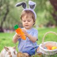 thumbnail image 4 of Black Friday TIMIFIS Toys Cars Unzip Rabbit Doll Toy 3 Rabbits In Carrot Bag Carrot Bag Rabbit Doll Set Decoration Easter Cartoon Doll Decoration Gift Kids Christmas Gifts, 4 of 7
