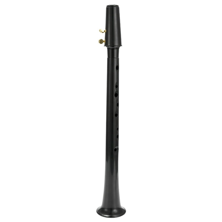 Walmeck Black Pocket Saxophone Portable Little Sax with Black Carrying Bag  Woodwind Instrument 