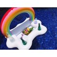 thumbnail image 5 of Soporte inflable para bebidas inflable con forma de nube de arco iris, soporte para bebidas inflable con flamenco, barra flotante para piscina con 4 orificios para bebidas, accesorio de spa oso de fresa Electrónica, 5 of 5