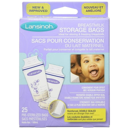 Lansinoh Breastmilk Storage Bag, 25 ct