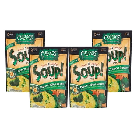 (3 Pack) Cugino's Creamy Cheddar Broccoli Soup! Mix, 6.8 (Best Broccoli Cheddar Soup)