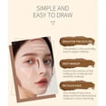 thumbnail image 4 of Dual-End Highlight & Contour Stick, Ivory & Dark Brown, Waterproof Face Shaping Makeup for Fair Skin, 4 of 5