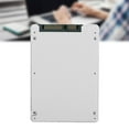 thumbnail image 3 of SSD Adapter Case, 2.5in MSATA To SATA3.0 Enclosure Hard Drive External 7mm With Screw For Desktop Computer For Laptop For Notebook White,Black, 3 of 8