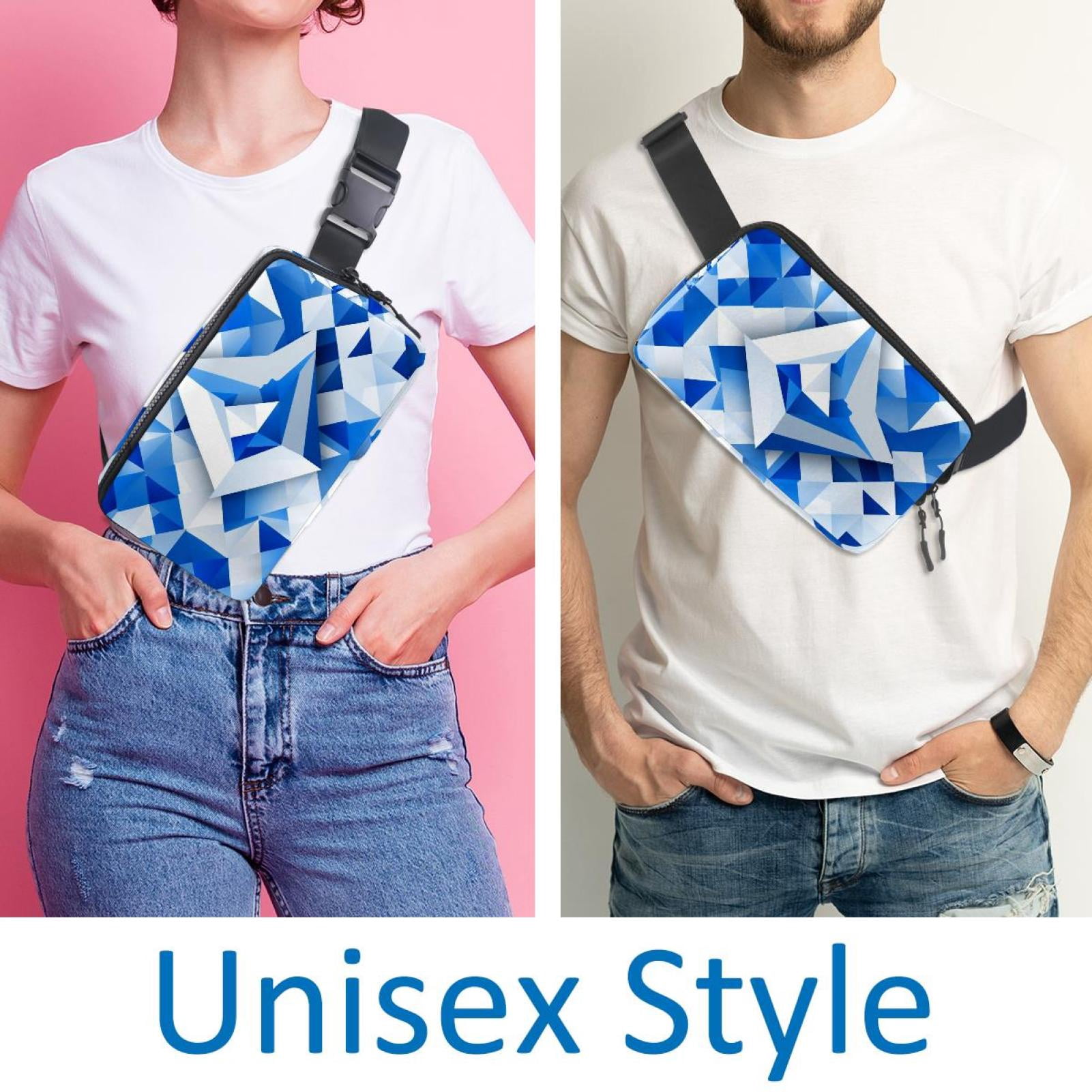 Flag of Israel Lightweight and Adjustable Running Belt Waist Pack Waist Bags for Unisex with Extension Strap