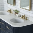 thumbnail image 6 of Water Creation Palace 60" Wood Double Bathroom Vanity in Monarch Blue/Gold, 6 of 10
