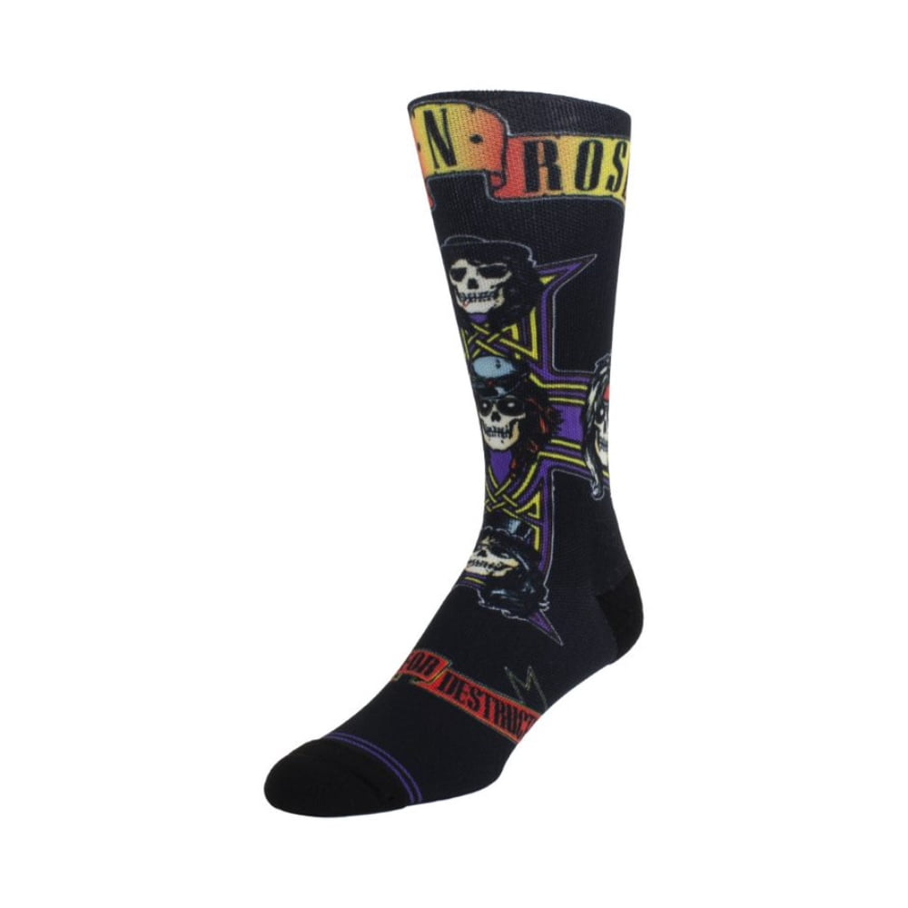 Perri's Guns and Roses Crew Socks Black
