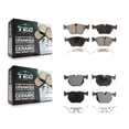 thumbnail image 1 of TEC Front Rear Ceramic Brake Pads Kit for Car BMW X3 330Ci Z4 330i 330xi M3 KTC-100493, 1 of 10