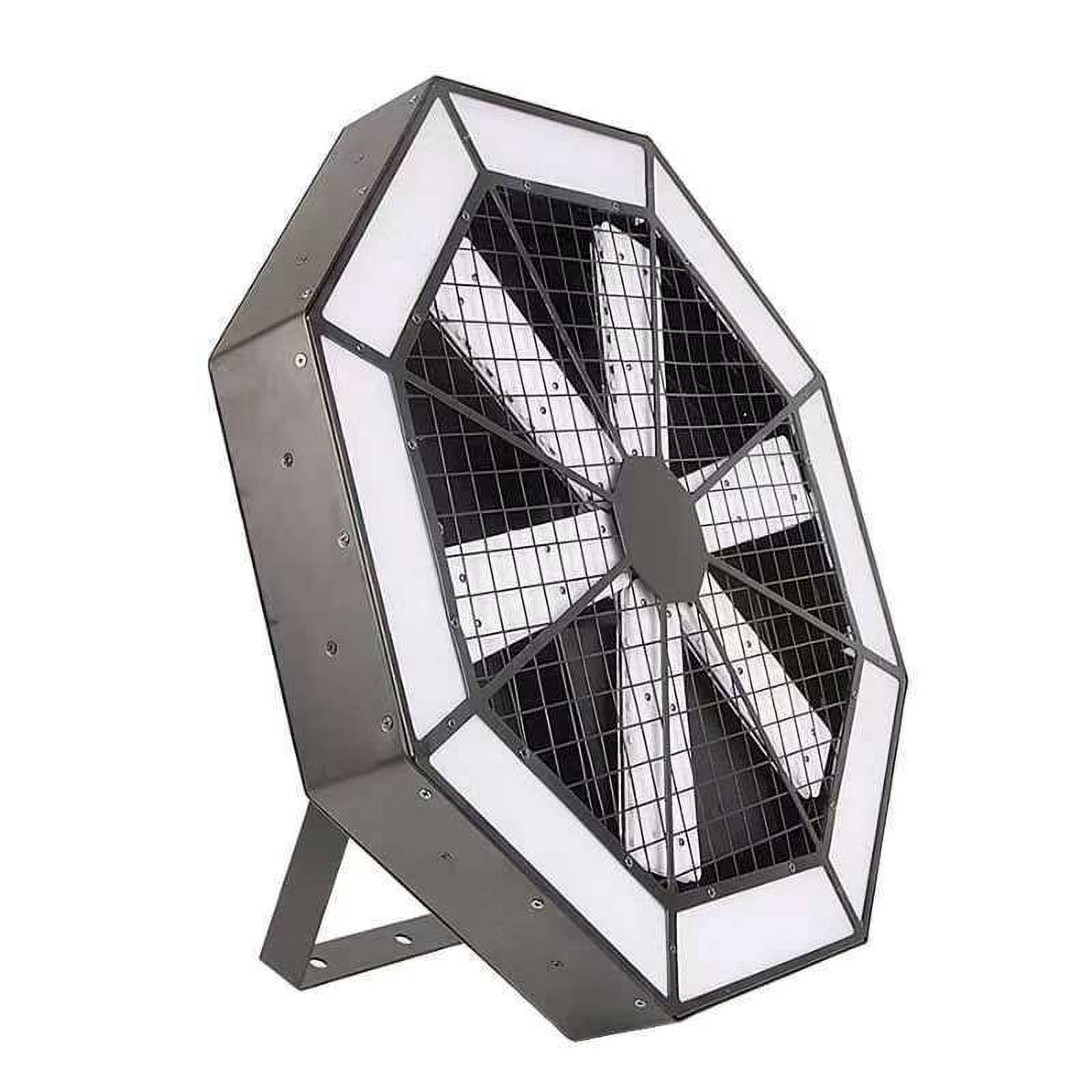 LED RGB Rotating Fan Light Stage Background DJ Lighting Disco Night Party Lights