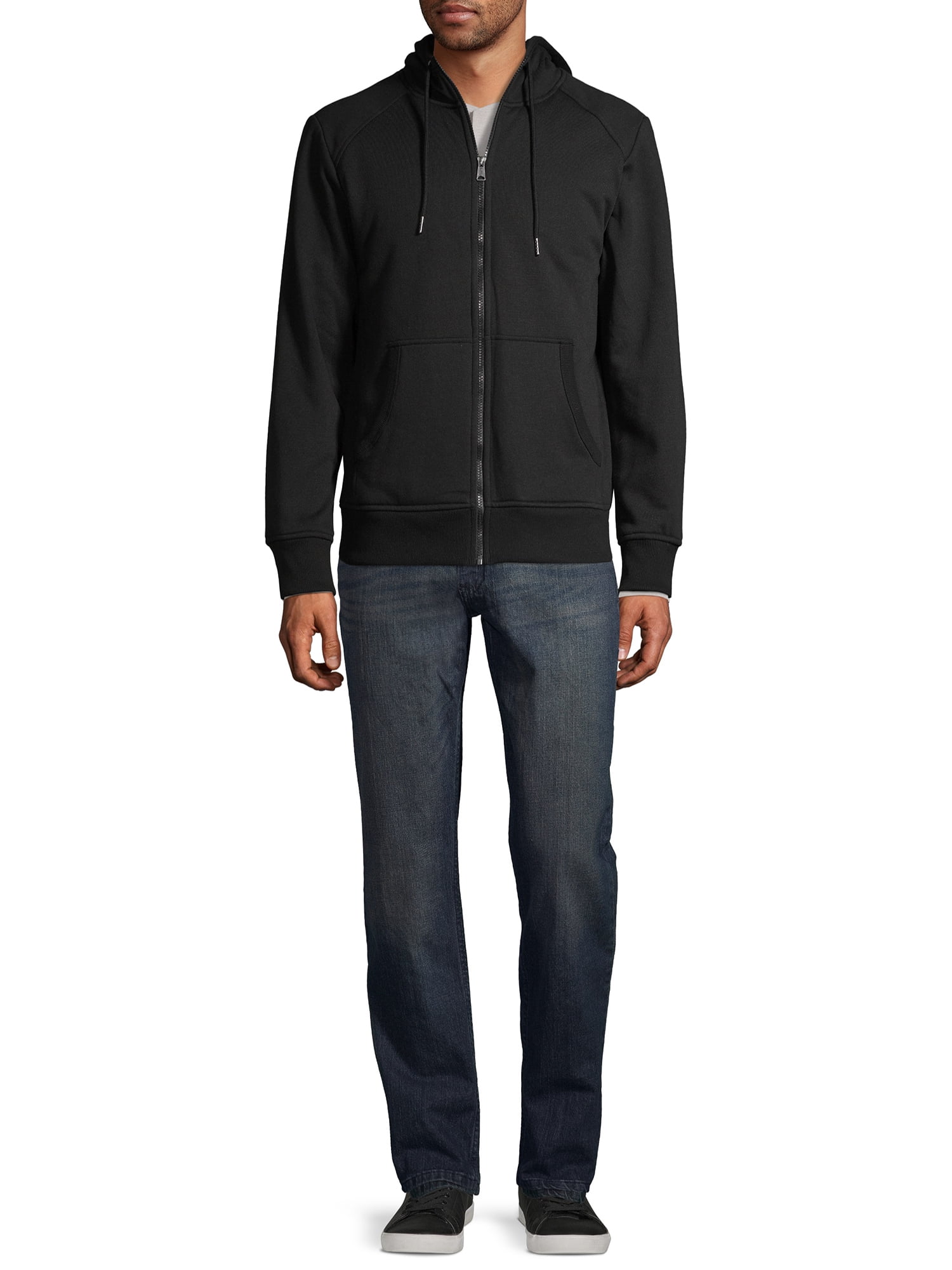 George Men's and Big Men's Faux Sherpa Hoodie, Sizes up to 5XL