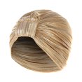 thumbnail image 5 of Odeerbi Headwrap for Women 2024 Solid India Muslim Ruffle Chemo Hat Headband Turbans Beanie Cap Gold, 5 of 5