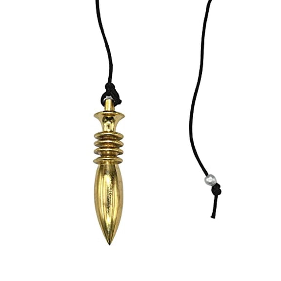 Karnak 4 Ring Plate Metal Pendulum - MP78