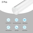 thumbnail image 3 of Unique Bargains Acrylic Pipe Clear Rigid Round Tube 3pcs 42mm ID 45mm OD 6' for Lamps and Lanterns, Water Cooling System, 3 of 6