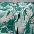 thumbnail image 4 of Hawaii Dog Crate Cover, Exotic Summer Blooming Tropical Jungle Flowers and Leaves, Easy to Use Pet Kennel Cover Small Dogs Puppies Kittens, 7 Sizes, Teal Seafoam, by Ambesonne, 4 of 6