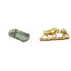 thumbnail image 1 of Bandeja de almacenamiento,Bandeja rectangular para servir,ideal para frutas y postres.,Estatua de escritorio,Estatua decorativa de figura de lucha de toro y oso,Colección de esculturas de, 1 of 8