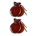 thumbnail image 2 of ZYHARUKO 2Pcs Traditional Castanet Wood Spanish Castanets Flamenco Dance Castanets with String Hand Clapper Orff Music Instrument, 2 of 19