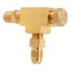 thumbnail image 5 of Adaptador en T de latón 4AN 1/8in NPT BSP, sellado perfecto para Sensor de presión de alimentación de aceite Turbo Jadeshay A, 5 of 8