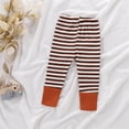 thumbnail image 2 of LIJCC Baby Girls Home Wear Leggings Infant New-Born Boys Cotton Striped Bottom Pants Casual Ribbed Ankle Cuff Trousers Knitted Tights Soft Roomy Fit Pull On Bottoms, 2 of 5