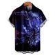 thumbnail image 2 of Hombres Casual Botones Playa Sin posicionamiento Estampado Turndown Camisa de manga corta Blusa Pompotops  oipoqjl46262, 2 of 5