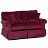 Cranberry Love Seat Slipcover
