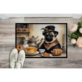 thumbnail image 2 of Carolines Treasures DAC1803MAT 18 x 27 in. Unisex Pug Fall Kitchen Pumpkins Doormat, 2 of 5