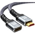 thumbnail image 1 of Highwings 8K Extender Cable, Short 4K@120Hz Extension Male to Female Adapter Compatible with Xbox One S 360 PS5 PS4 Roku TV Stick Blu Ray P, 1 of 5