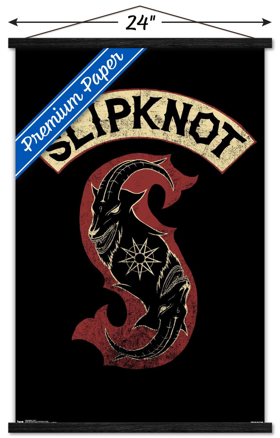 Slipknot - Patch Wall Poster with Magnetic Frame, 22.375" x 34"