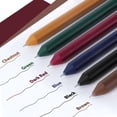thumbnail image 3 of ORUYROP 6PCS Colored Gel Pens for Journaling, Vintage Gel Pens Colored Ink Quick Dry & No Smear, 0.5mm Fine Point Pen for Note Taking, Aesthetic Gel Ink Pen Smooth Writing Stationery Supplies, 3 of 7