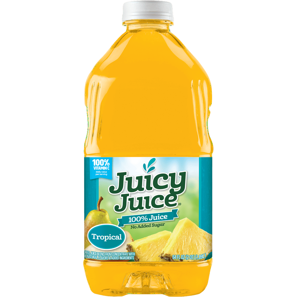 Juicy Juice 100% Juice Tropical, 64 oz - Walmart.com - Walmart.com