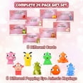 thumbnail image 3 of 4E's Novelty 24 Pack Valentines Cards with Popping Eye Animals,  Pop Out Eyes Squeeze Toy Keychain with Cards, 3 of 8