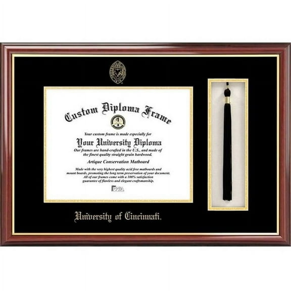 University of Cincinnati 8.5" x 11" Tassel Box and Diploma Frame