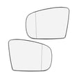 thumbnail image 1 of 1 Pair Side Mirror Glass Heated with Backing Plate LH Left & RH Right for W163 ML320 ML350 ML500 19, 1 of 5