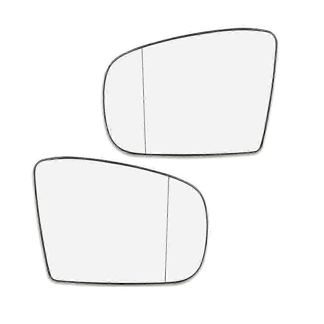 1 Pair Side Mirror Glass Heated with Backing Plate LH Left & RH Right for W163 ML320 ML350 ML500 19